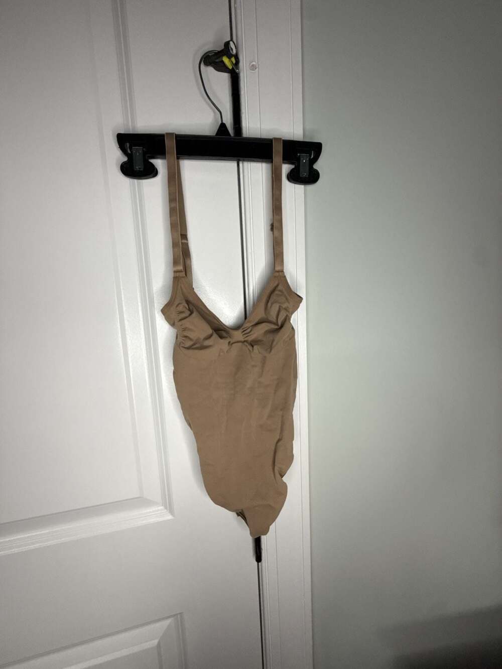 Skims Seamless Sculpt Thong Bodysuit in Ochre